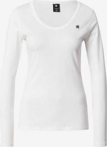 G-STAR - Camisa em branco: frente