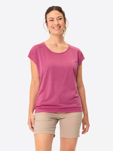 VAUDE Performance Shirt 'Skomer' in Pink: front