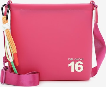 Emily & Noah Shoulder Bag ' Sweet 16 ' in Pink: front