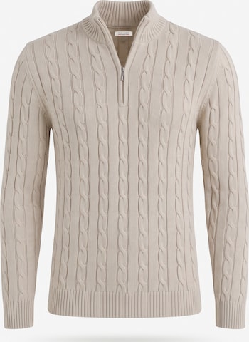 Felix Hardy Neulepaita värissä beige: etupuoli
