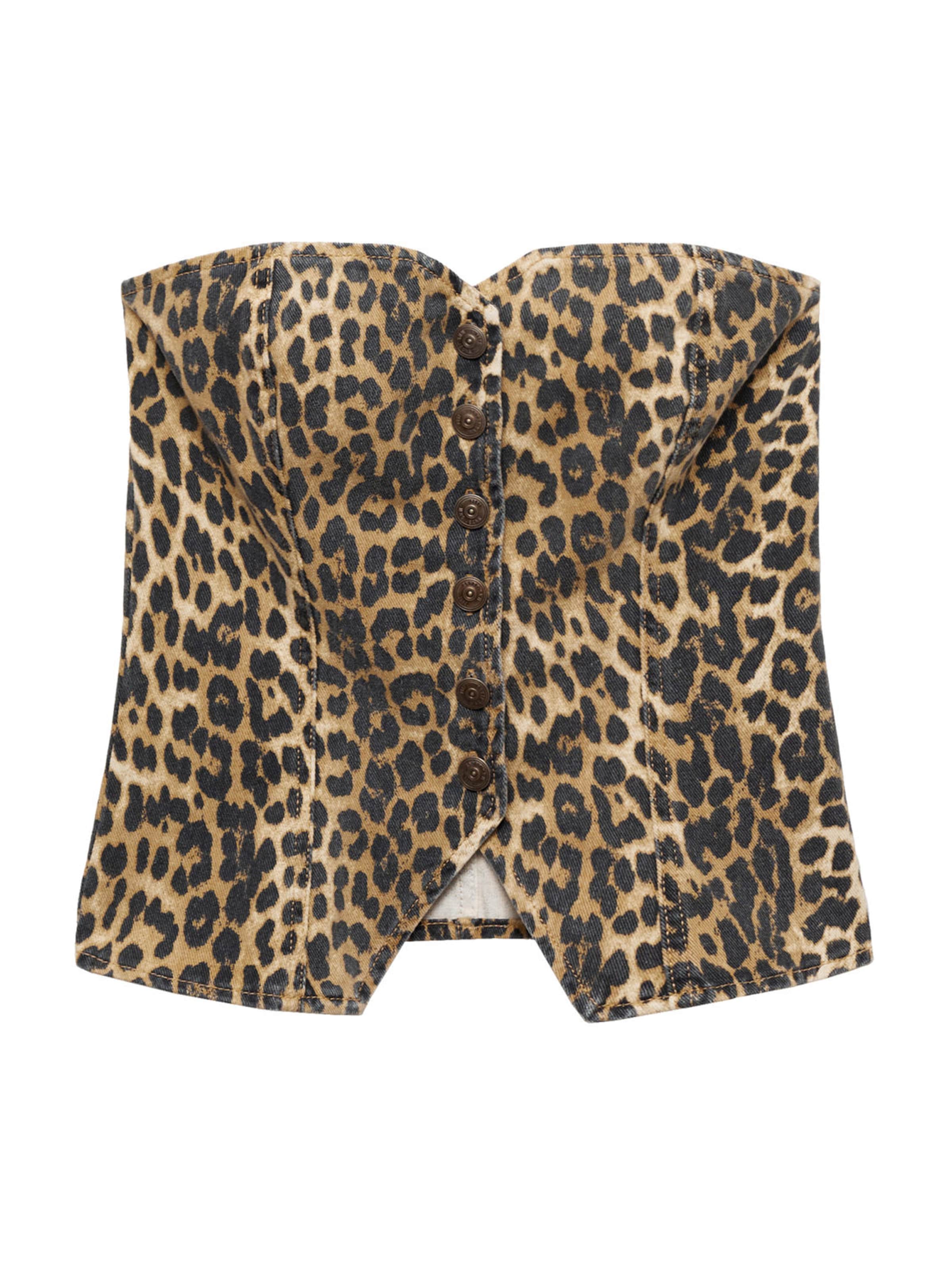 MANGO Toppi 'LEO' värissä ruskea: etupuoli