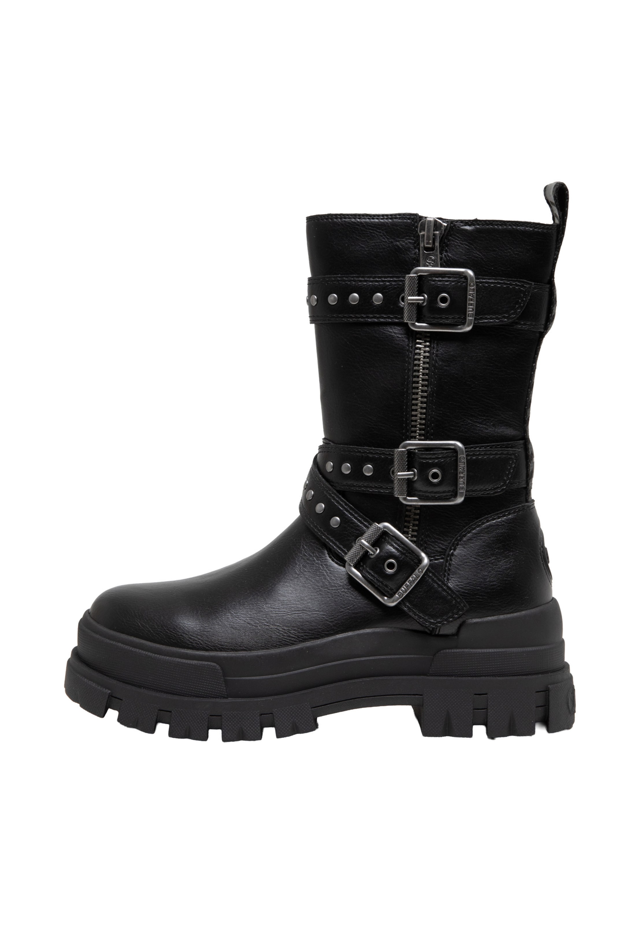 BUFFALO Boots 'Aspha' in Schwarz: Vorderseite