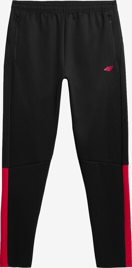 Pantaloni sportivi 4F di colore rosso / nero, Visualizzazione prodotti