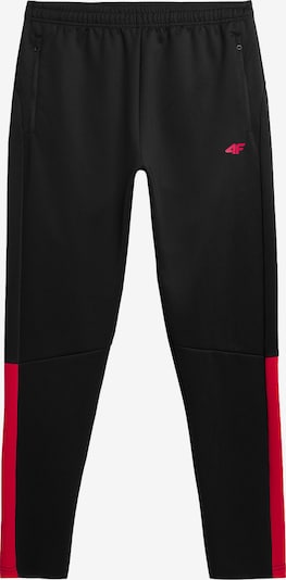 4F Pantalon de sport en rouge / noir, Vue avec produit