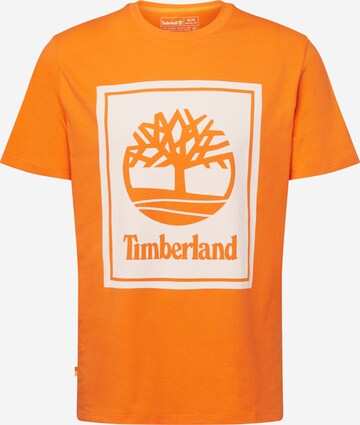 TIMBERLAND Тениска в оранжево: отпред