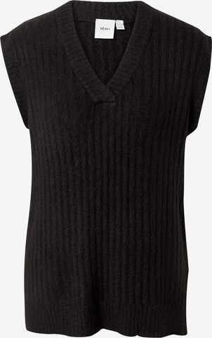 ICHI Sweater 'KAMARA' in Black: front