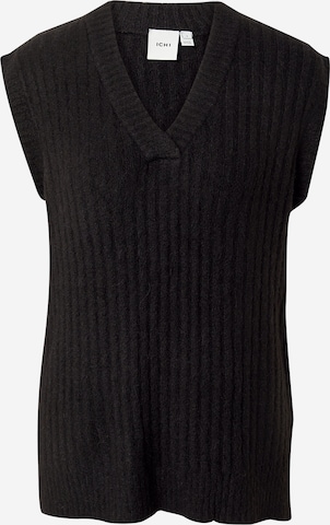 ICHI Sweater 'KAMARA' in Black: front