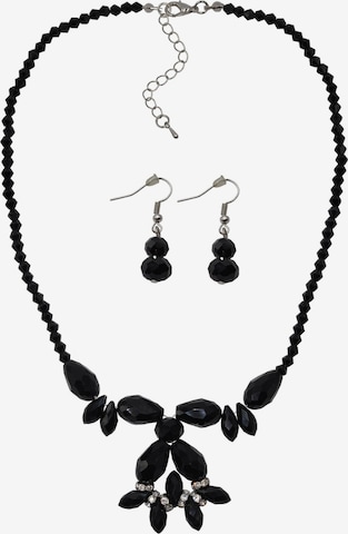 Boucles d'oreilles Steuer en noir : devant