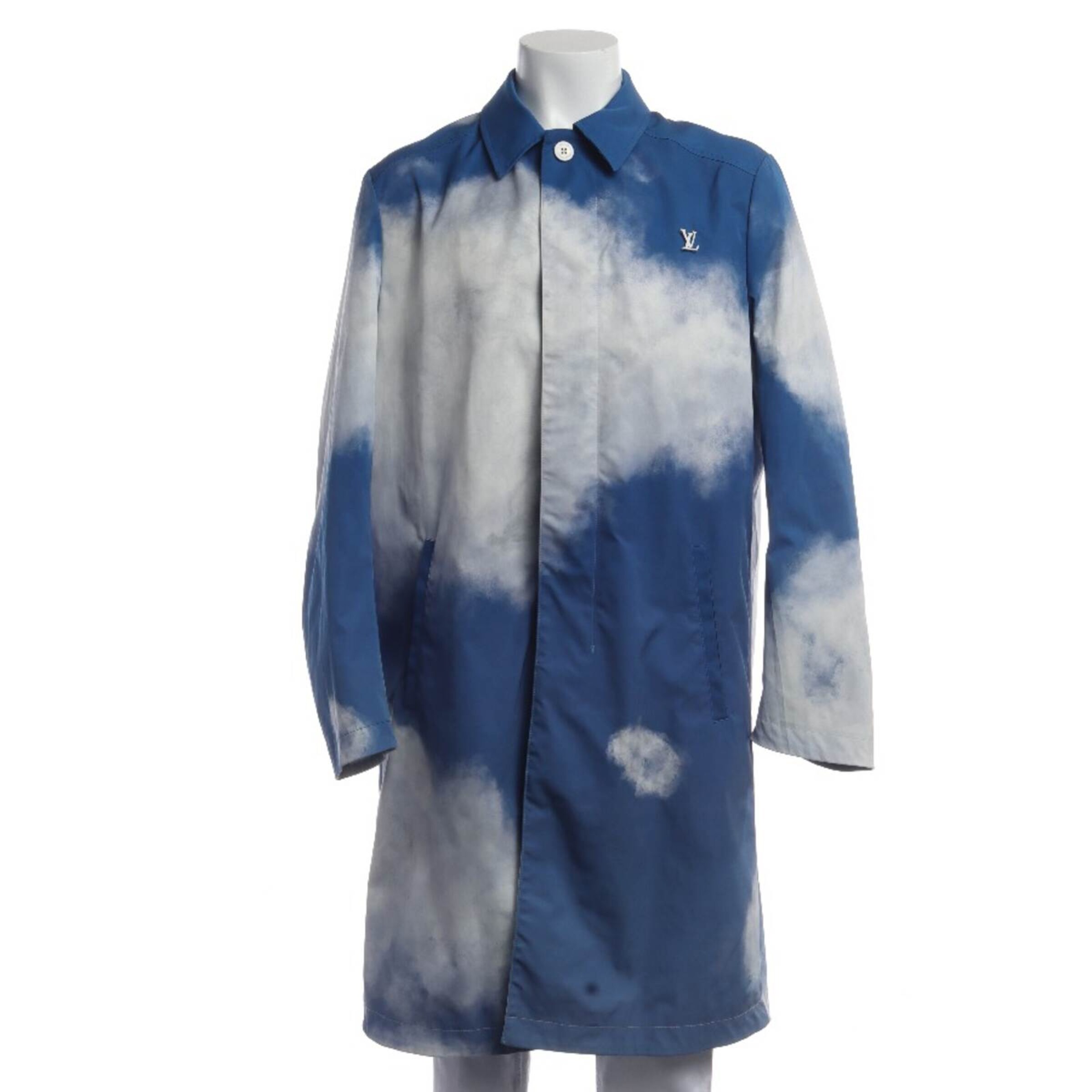 Louis Vuitton Übergangsjacke M-L in Blau: Vorderseite