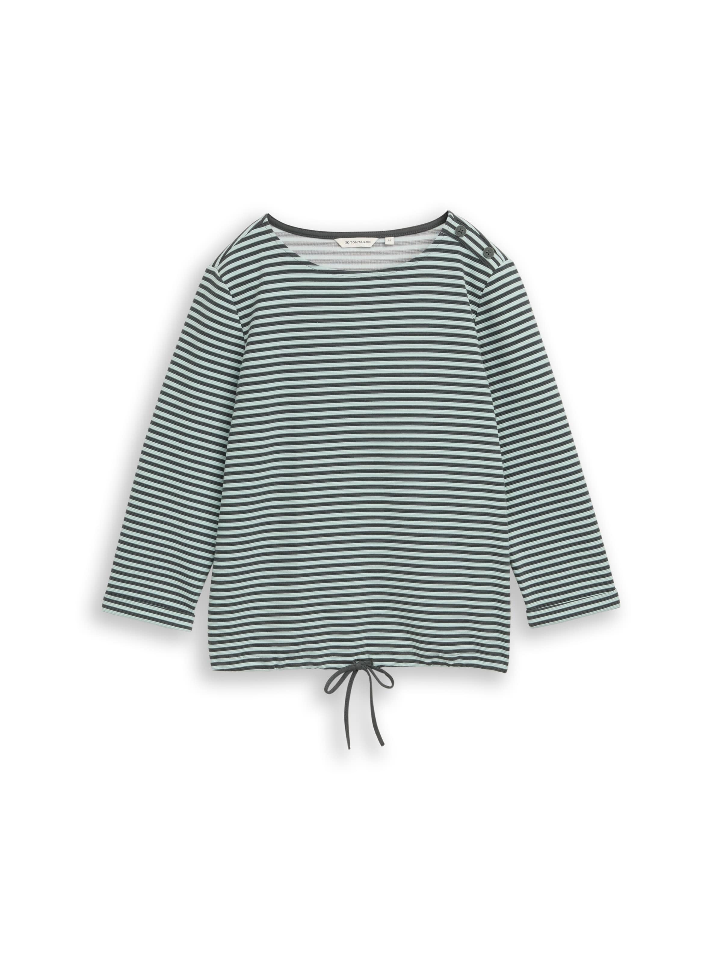 T-shirt TOM TAILOR en vert : devant