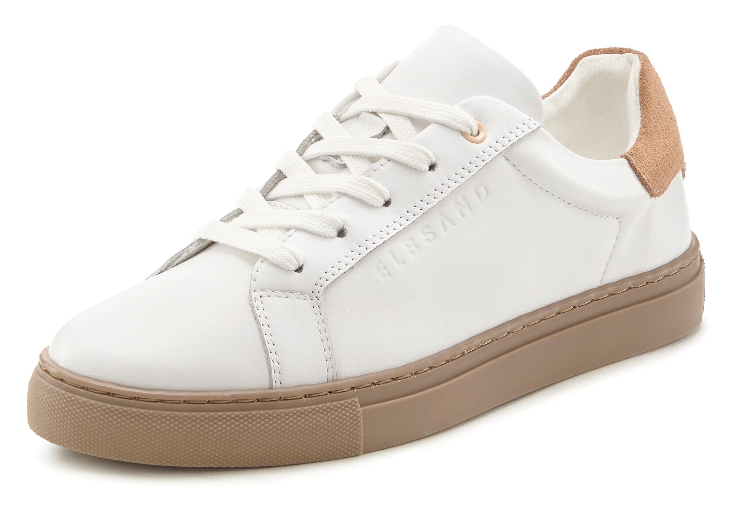 Elbsand Sneakers in White: front