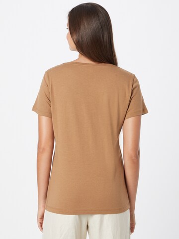 T-shirt 'Naia' Cream en marron