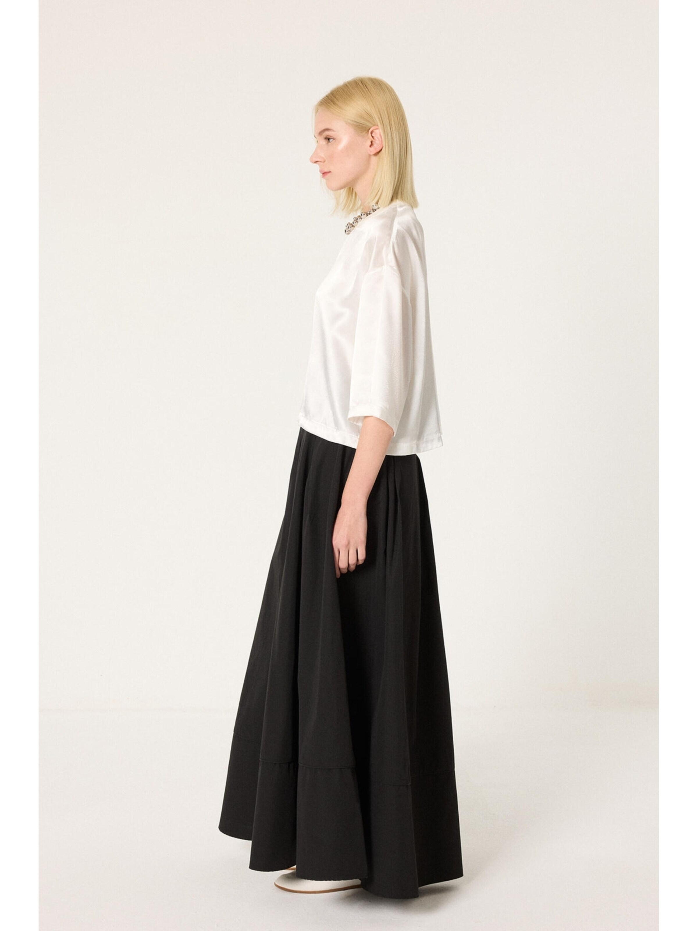 Touché Privé Rock 'A Line Skirt With Pocket Detail'‌‌‌‌‌‌‌‌‌‌ in Schwarz