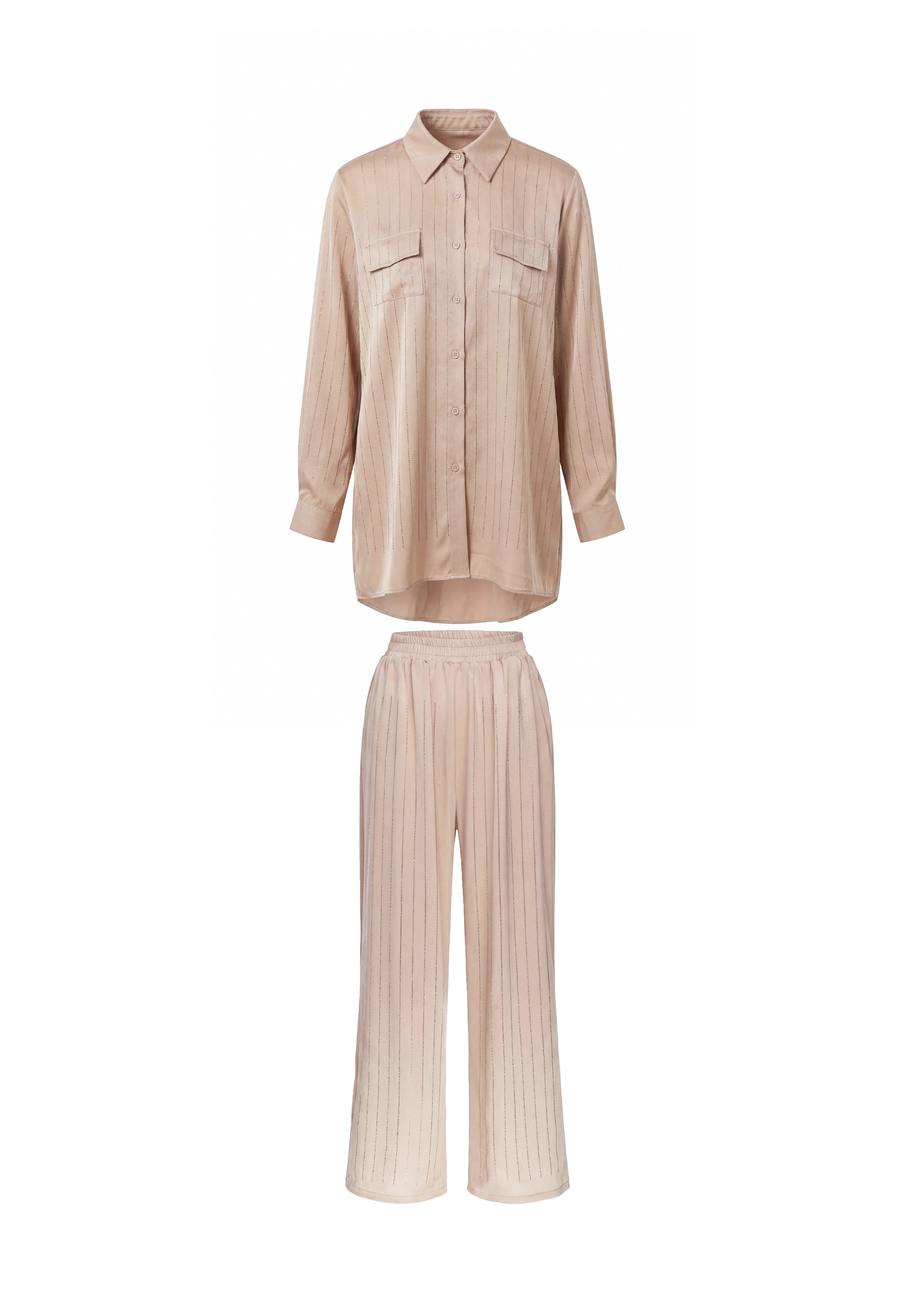 faina Pantsuit in Beige: front