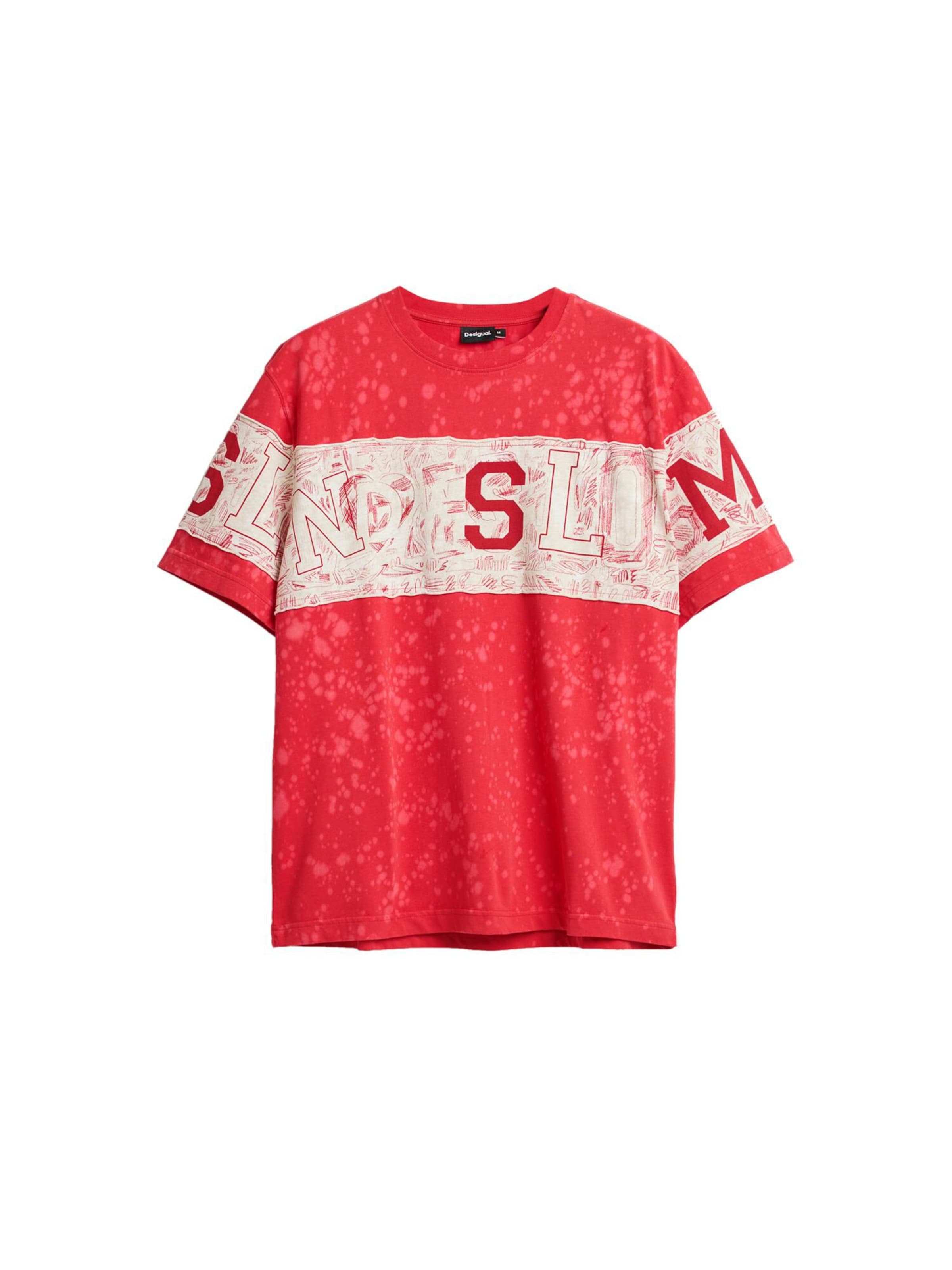 Desigual Футболка в Красный: спереди