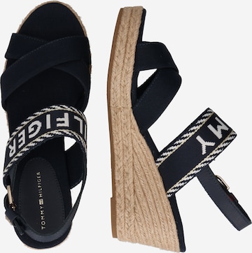 TOMMY HILFIGER Sandal i blå