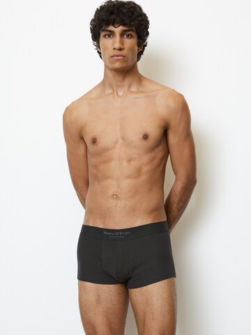 Marc O'Polo Boxer shorts ' Iconic Rib ' in Black: front