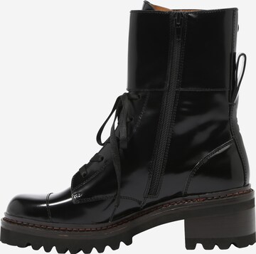 See by Chloé Lace-Up Ankle Boots 'MALLORY' in Black