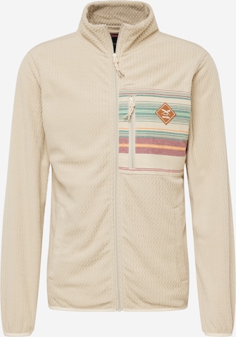 Iriedaily Athletic fleece jacket 'Vintair' in Beige: front