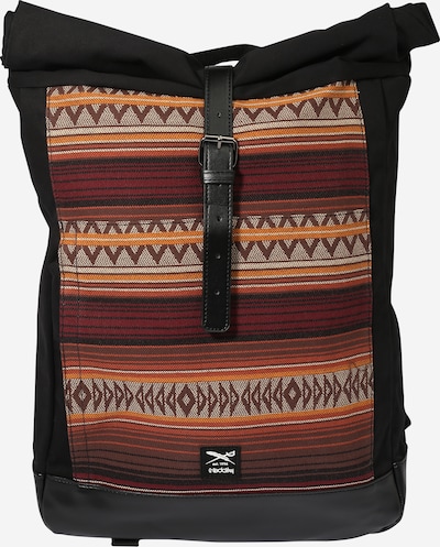 Iriedaily Rucksack 'Vintachi' in beige / dunkelorange / bordeaux / schwarz, Produktansicht