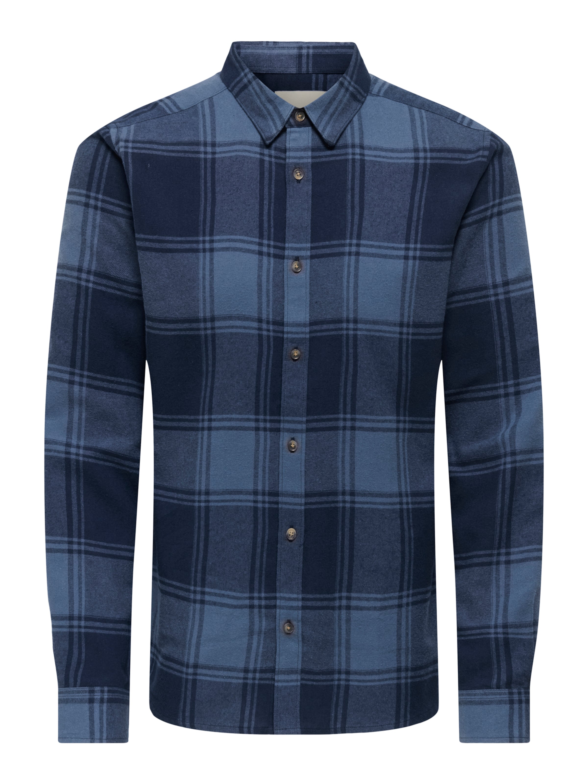 Only & Sons - Ajuste estrecho Camisa 'ONSGUDMUND' en azul: frente