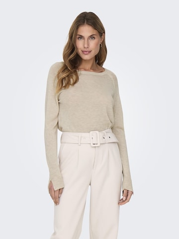 ONLY Pullover in Beige: Vorderseite