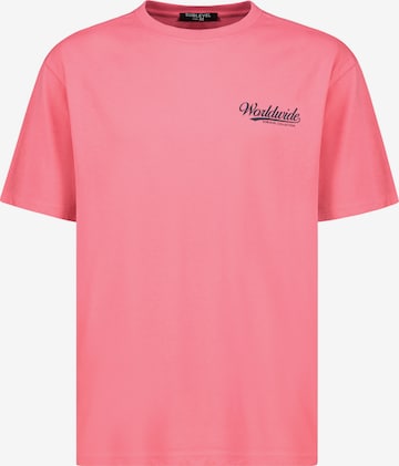 Sublevel Shirt 'Worldwide' in Pink: front