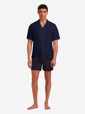 Vilebrequin Regular Fit Hemd‌‌‌‌‌ in Blau: Vorderseite