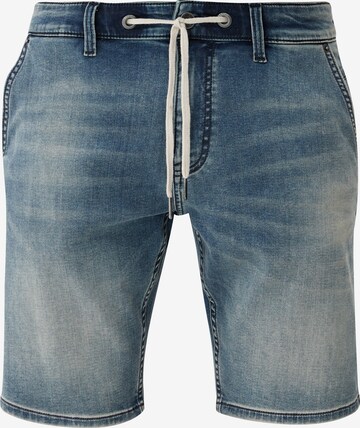 QS Jeans in Blauw: voorkant