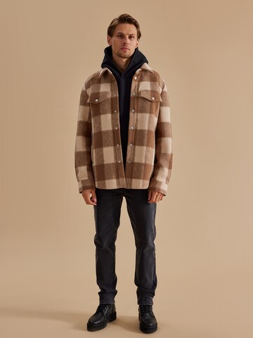 DAN FOX APPAREL Between-Season Jacket 'Arda' in Beige