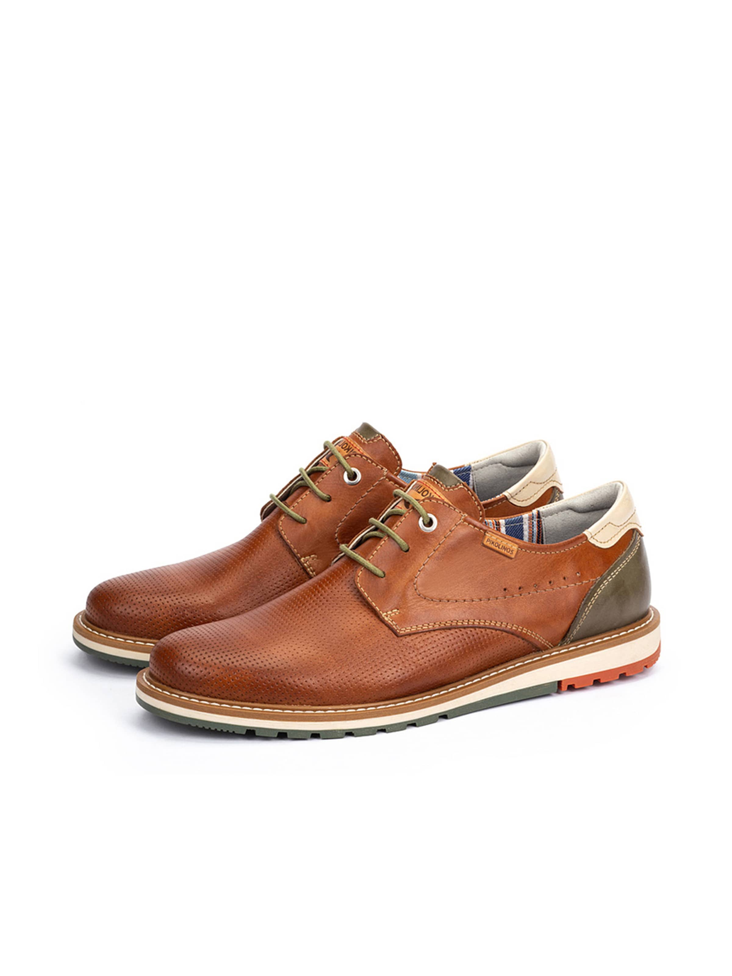 PIKOLINOSCipele na vezanje 'Berna' - smeđa boja