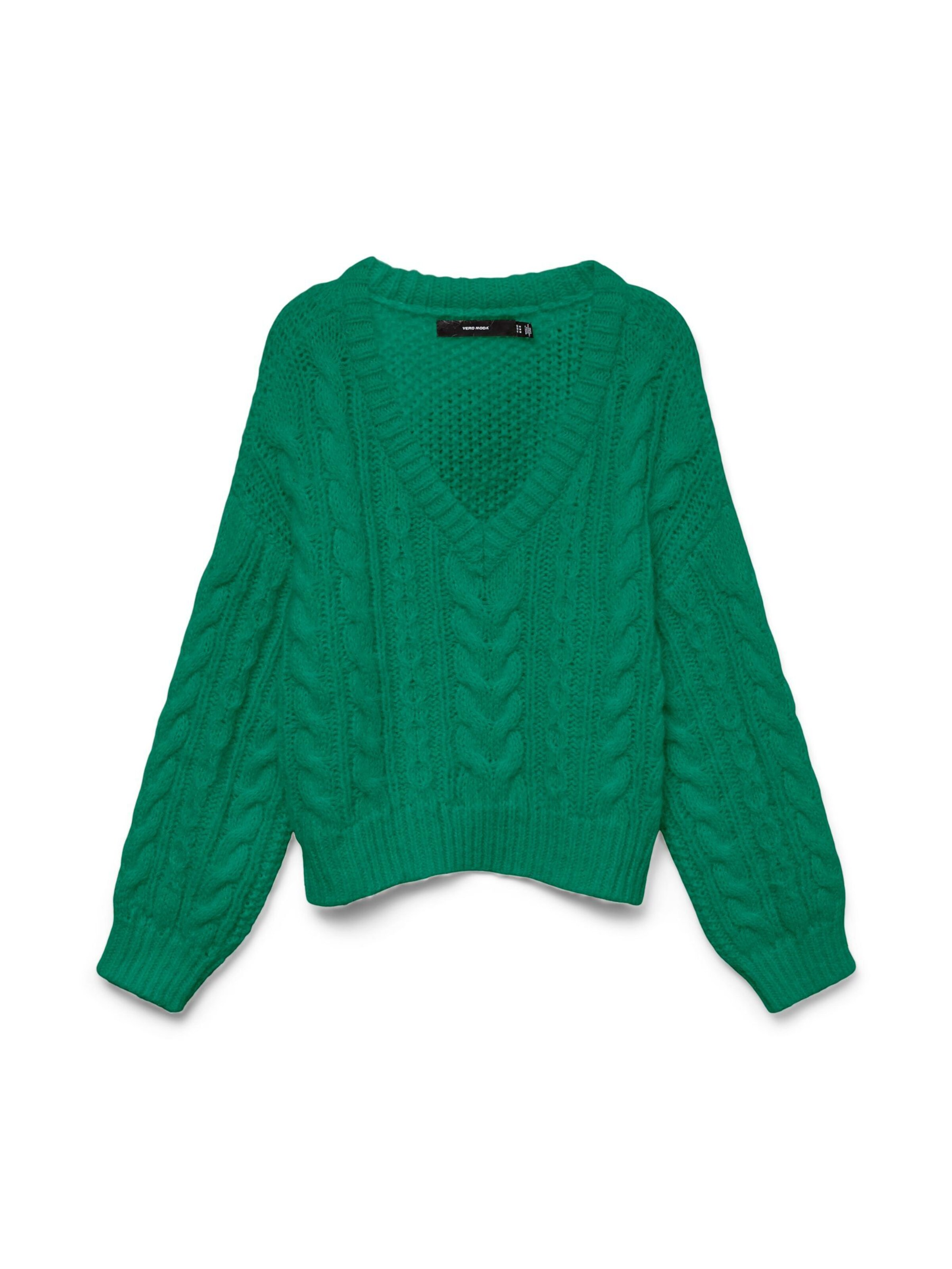 Vero Moda Curve Trui in Groen: voorkant