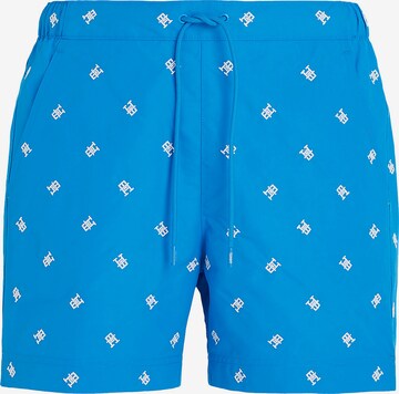 Shorts de bain Tommy Hilfiger Underwear en bleu : devant