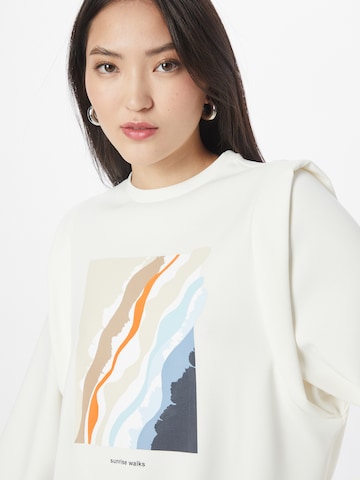 TAIFUN Sweatshirt in Weiß