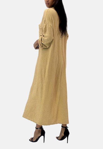 Abito camicia di Elara in marrone