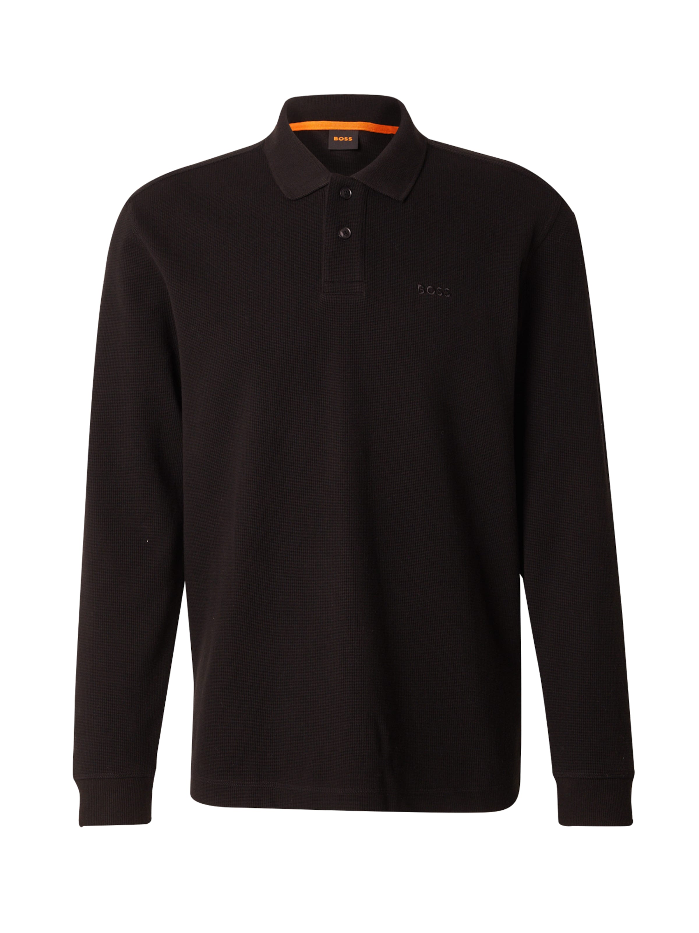 Maglietta 'Petempestolong' di BOSS in nero: frontale