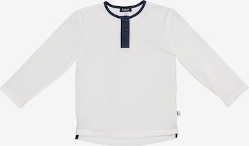 Kalani Shirt Henley UV in Wit: voorkant