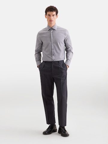 SEIDENSTICKER Regular fit Business shirt in Grey