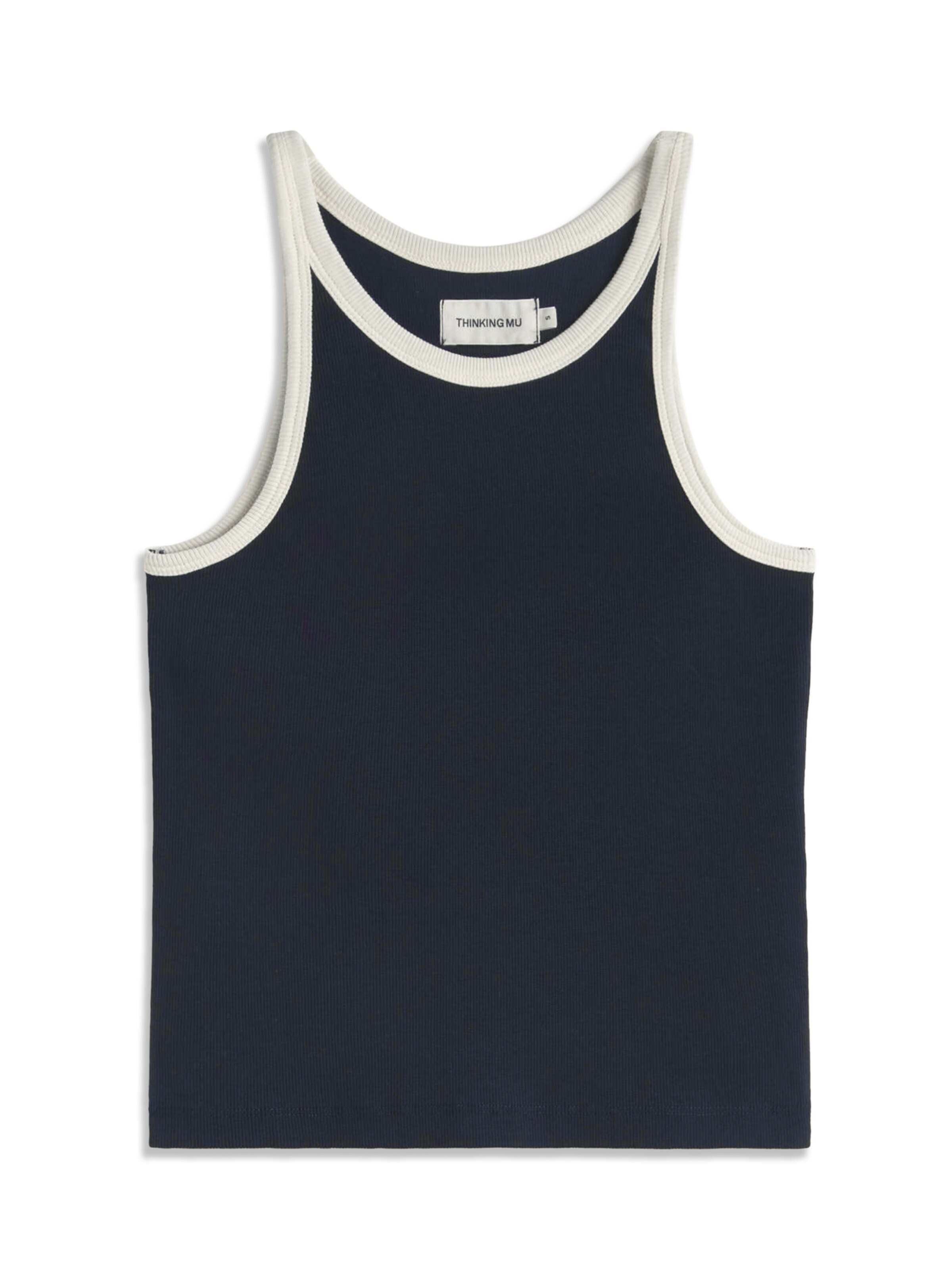 Thinking MU Top 'HARRIET' in Black: front