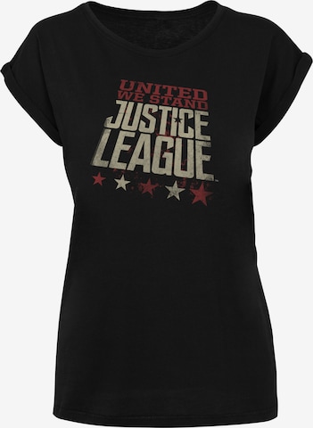 F4NT4STIC Shirt 'DC Comics Justice League Movie United We Stand' in Zwart: voorkant
