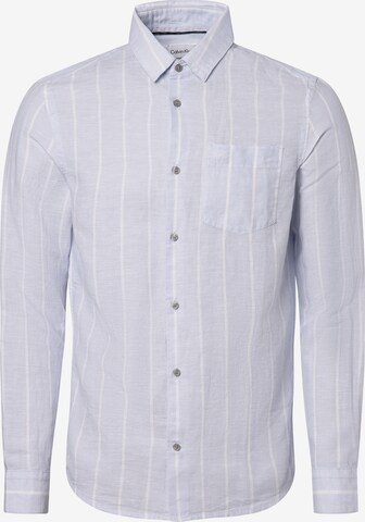 Calvin Klein Regular fit Button Up Shirt in Blue: front