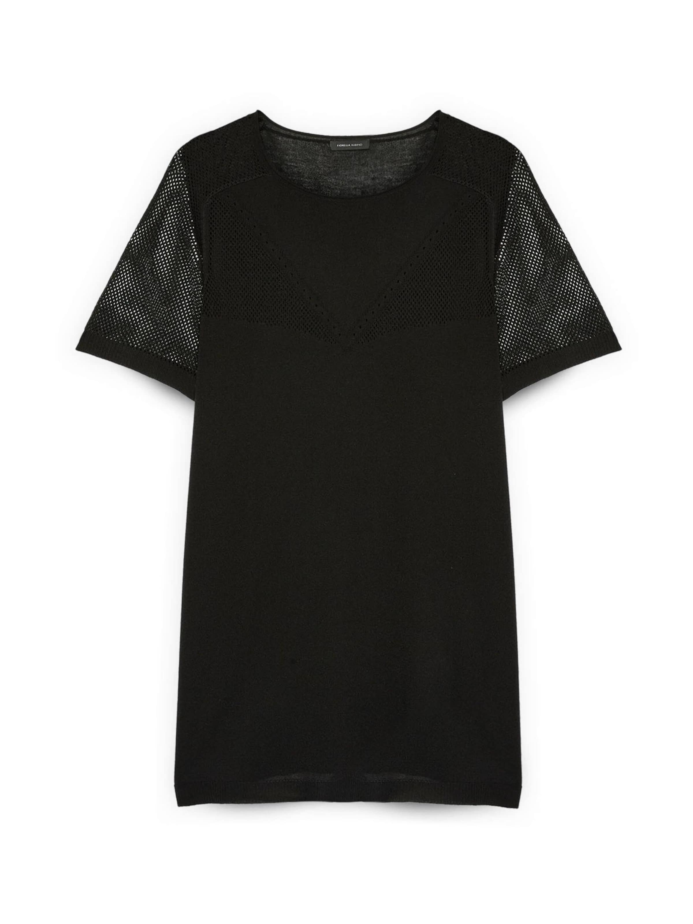 Fiorella Rubino Shirt in Zwart: voorkant