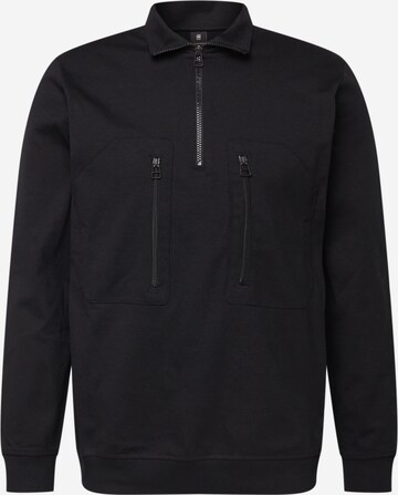 G-Star RAW Sweatshirt 'Tweeter' in Schwarz: predná strana