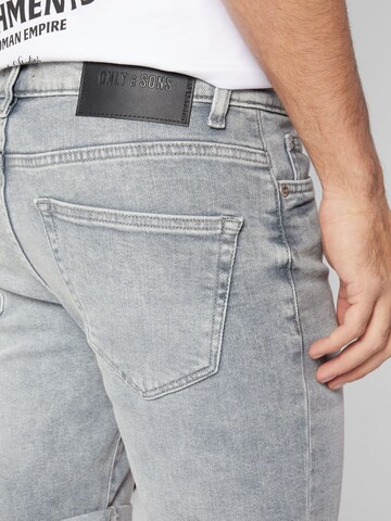 Only & Sons Slimfit Jeans 'PLY MGD 8774 TAI' i grå