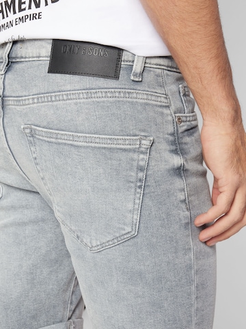 Only & Sons Slimfit Jeans 'PLY MGD 8774 TAI' i grå