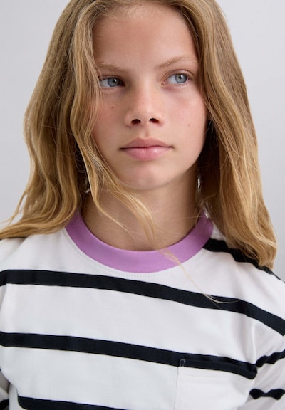 Scalpers Tričko - orchidej / černá / bílá, Produkt