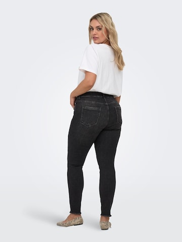 ONLY Carmakoma Skinny Jeans 'CARWilly' in Zwart