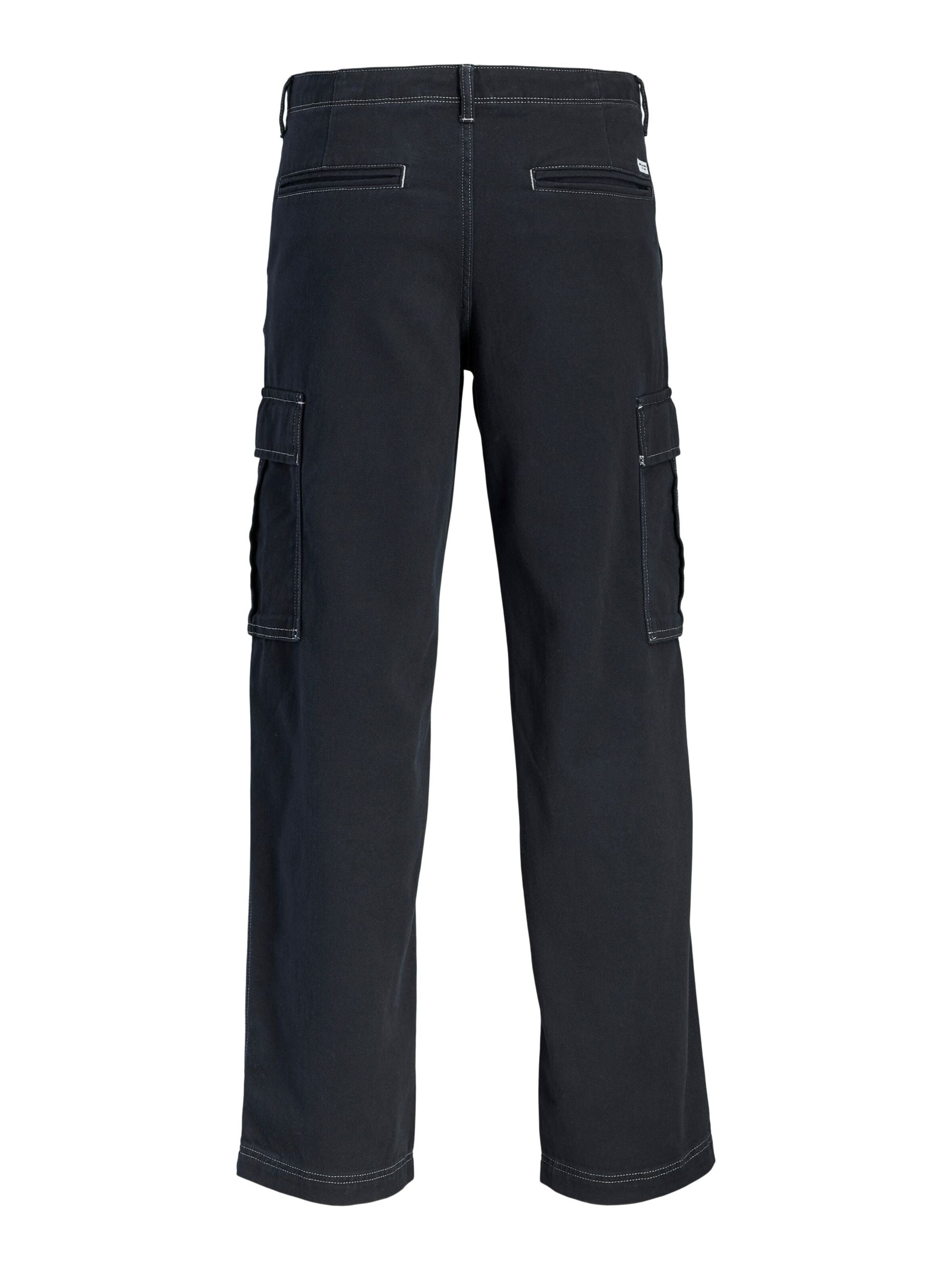 Loosefit Jeans cargo '12288612' di JACK & JONES in nero
