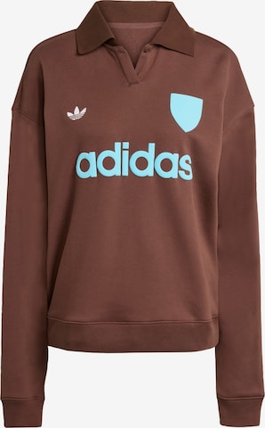 Felpa di ADIDAS ORIGINALS in marrone: frontale