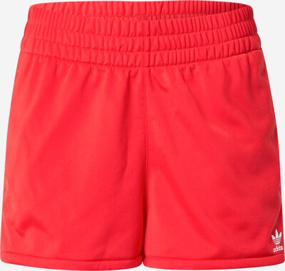 ADIDAS ORIGINALS Pantalon '3-Stripes' en rouge orangé / blanc, Vue avec produit